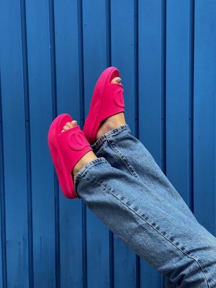 Imagem de Chinelo Feminino Ortopédico Confortavel Slide Papete Plataforma Nuvem