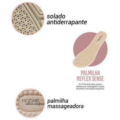 Imagem de Chinelo Feminino Ortopédico Modare para Esporão Fascite