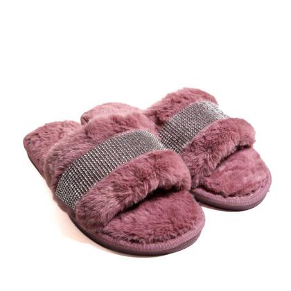 Imagem de Chinelo Feminino Pantufa Zariff com Strass PTF094