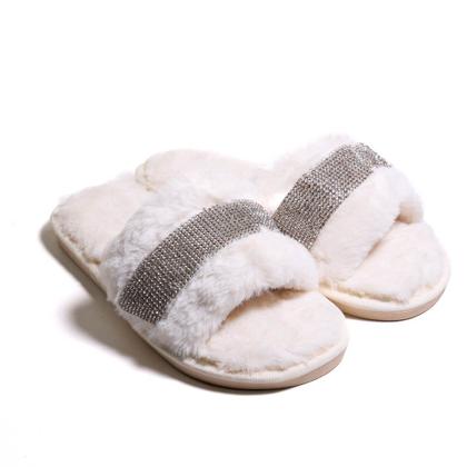 Imagem de Chinelo Feminino Pantufa Zariff com Strass PTF094