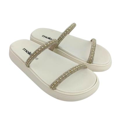 Imagem de Chinelo Feminino Papete Moleca 5469.118 Off White