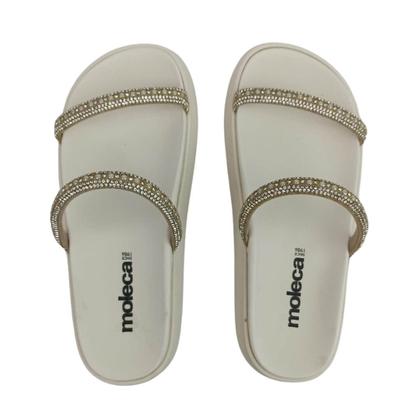 Imagem de Chinelo Feminino Papete Moleca 5469.118 Off White