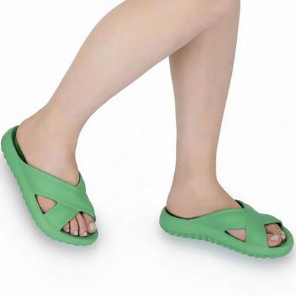 Imagem de Chinelo Feminino Slide X Marshmallow Verde Neon Piccadilly 228001