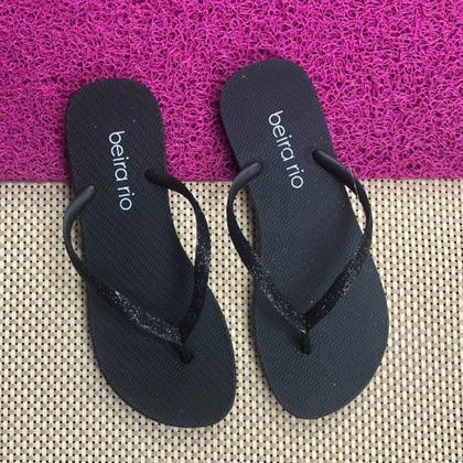 Imagem de Chinelo Feminino Tira Strass Conforto Fácil Calce Beira Rio