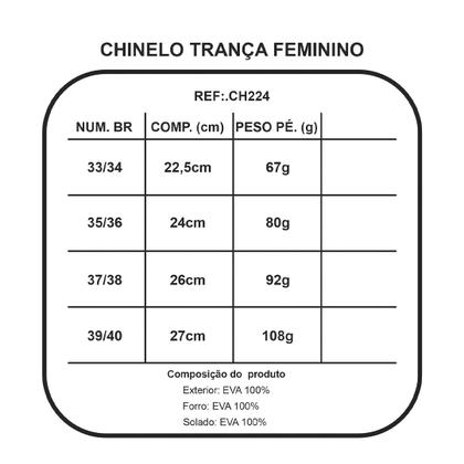 Imagem de Chinelo Feminino Trançado Nuvem EVA Ortopedico Macio Confortável