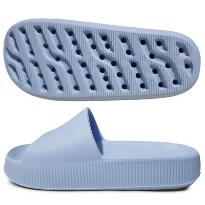 Imagem de Chinelo Feminino Usaflex Slide Nuvem Plataforma Poofy Salto