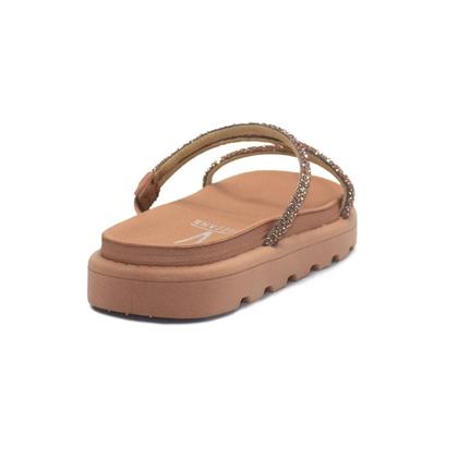 Imagem de Chinelo Feminino Vizzano Flatform Ouro Rosa - 6459