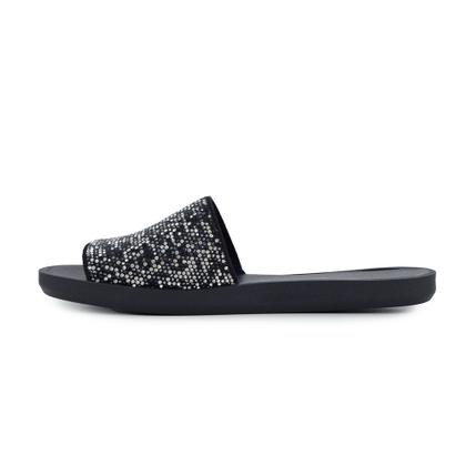 Imagem de Chinelo Feminino Vizzano Slide Strass Preto - 6363