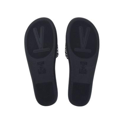 Imagem de Chinelo Feminino Vizzano Slide Strass Preto - 6363