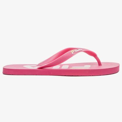 Imagem de Chinelo Fila Fingers Unissex Rosa Dia a Dia Confortável