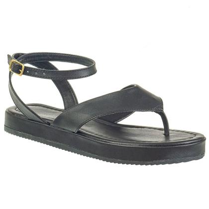 Imagem de Chinelo Flatform Amarraçao Fivela Ajustavel Feminina Moda