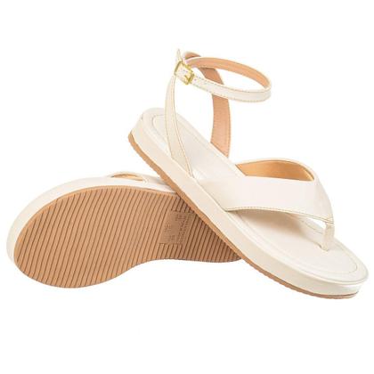 Imagem de Chinelo Flatform Amarraçao Fivela Ajustavel Feminina Moda