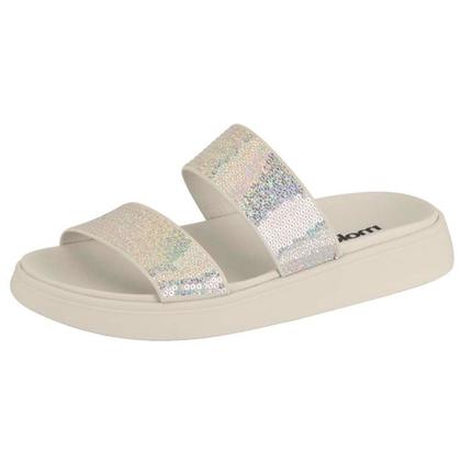 Imagem de Chinelo Flatform Feminino Branco Off Moleca 5469.131