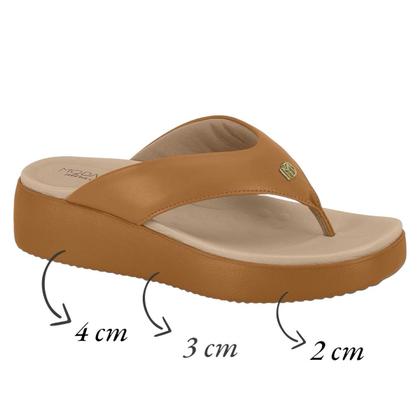 Imagem de Chinelo flatform tira de dedo conforto macio leve modare 7189.101
