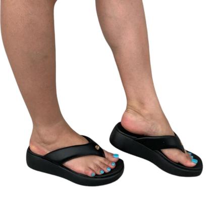 Imagem de Chinelo flatform tira de dedo conforto macio leve modare 7189.101