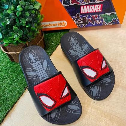 Imagem de Chinelo Grendene Kids Slide Spider Man Preto