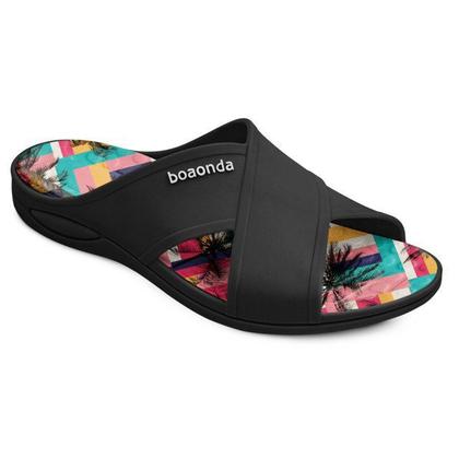 Imagem de Chinelo Harmony BoaOnda Original Lancamento Ultra Conforto Ortopedico Esporao e Fascite Plantar Feminino Feminina casual Dia a Dia