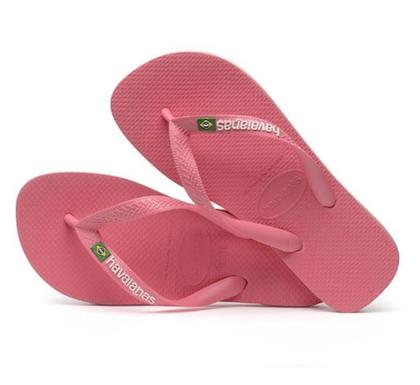 Imagem de Chinelo Havaianas Adulto Brasil Logo fc Rosa Cristal