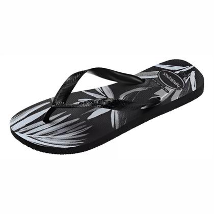 Imagem de Chinelo Havaianas Aloha Unissex Preto Cinza