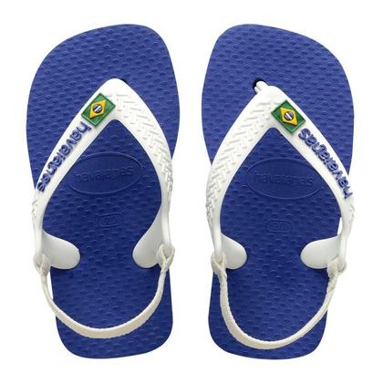 Imagem de Chinelo Havaianas Baby Brasil Logo Infantil com Elástico