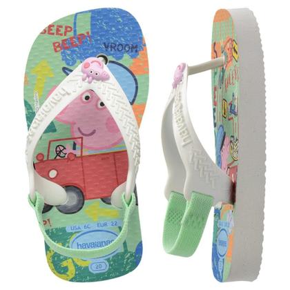 Imagem de Chinelo Havaianas Baby Peppa Pig com Elástico