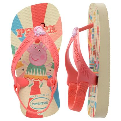 Imagem de Chinelo Havaianas Baby Peppa Pig com Elástico