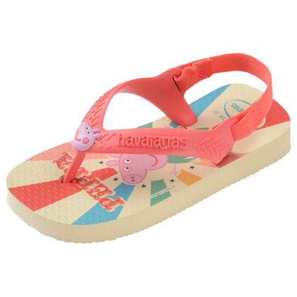 Imagem de Chinelo Havaianas Baby Peppa Pig com Elástico