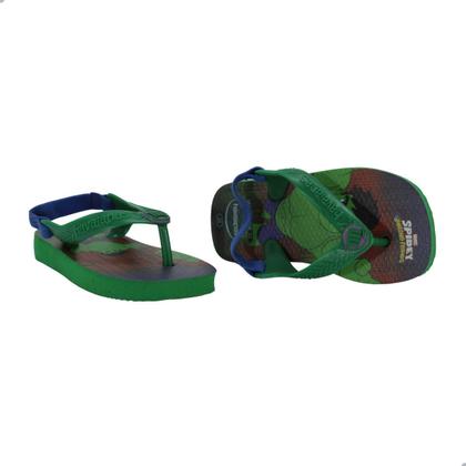 Imagem de Chinelo Havaianas Bebê Marvel Verde Patria