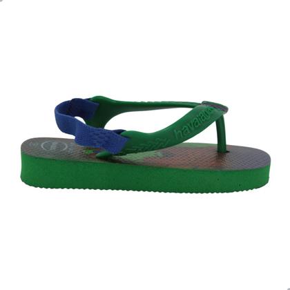 Imagem de Chinelo Havaianas Bebê Marvel Verde Patria