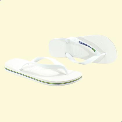 Imagem de Chinelo Havaianas Brasil Logo Branco