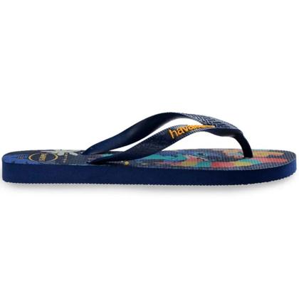 Imagem de Chinelo Havaianas Disney Classics Feminino - Azul/Amarelo 