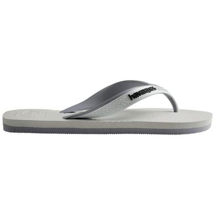 Imagem de Chinelo Havaianas Dual Branco e Cinza 4145602