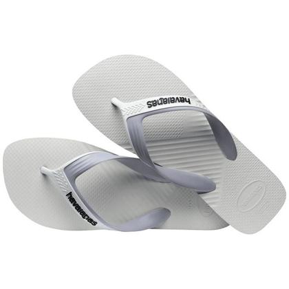 Imagem de Chinelo Havaianas Dual Branco e Cinza 4145602