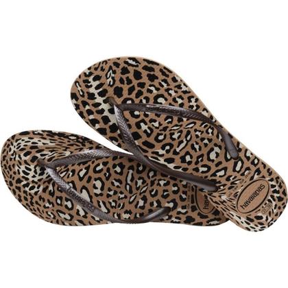 Imagem de Chinelo Havaianas Feminino SLIM Animals 35/6 Cafe