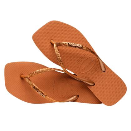 Imagem de Chinelo Havaianas Feminino Slim Square Glitter Com NF