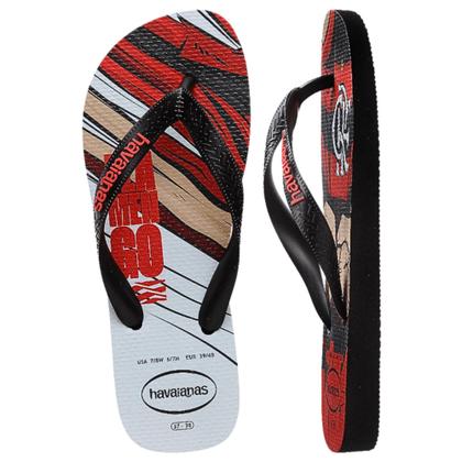 Imagem de Chinelo Havaianas Flamengo FC Original Masculino Preto e Vermelho Sandália Havaiana Time.