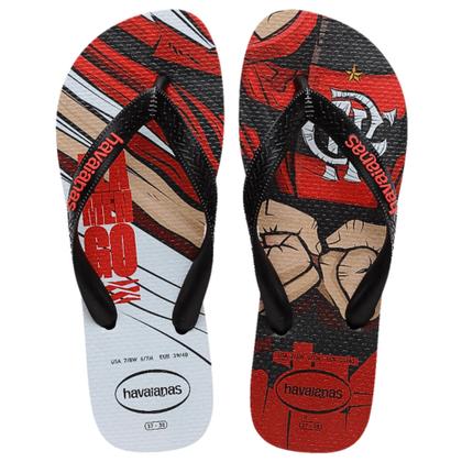 Imagem de Chinelo Havaianas Flamengo FC Original Masculino Preto e Vermelho Sandália Havaiana Time.