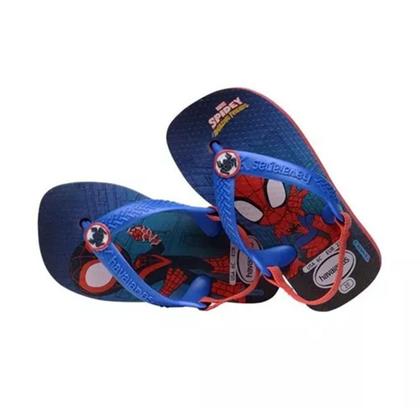 Imagem de Chinelo Havaianas Infantil Baby Marvel - Azul e Vermelho