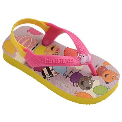 Imagem de Chinelo Havaianas Infantil Baby Peppa Pig Com Elástico