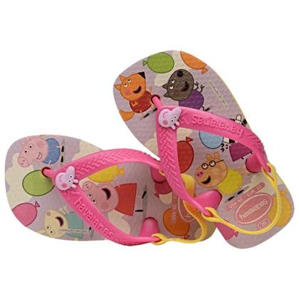 Imagem de Chinelo Havaianas Infantil Baby Peppa Pig Com Elástico
