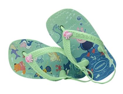 Imagem de Chinelo Havaianas Infantil Baby Peppa Pig Com Elástico