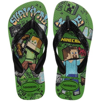 Imagem de Chinelo Havaianas Infantil Juvenil Top Minecraft 4145125