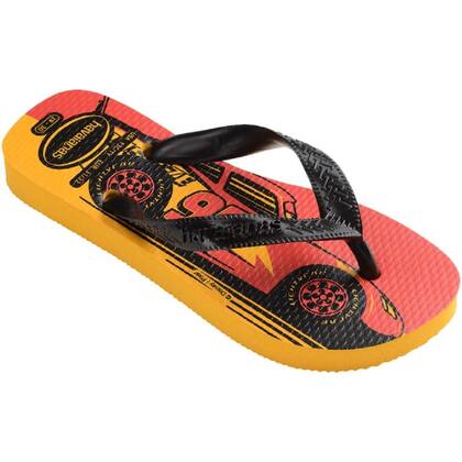 Imagem de Chinelo Havaianas Infantil Menino Kids Cars Amarelo
