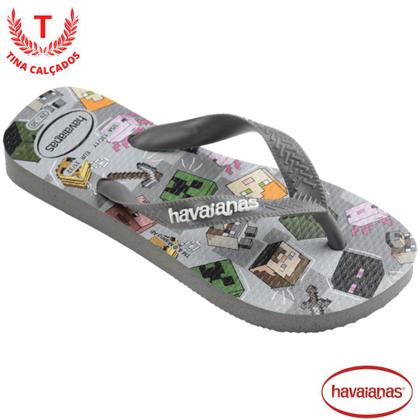 Imagem de Chinelo Havaianas Infantil Minecraft - Masculino