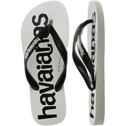 Imagem de Chinelo Havaianas Masculino Estiloso Top Logomania 2 Cor:BrancoTamanho:41/42