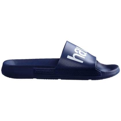 Imagem de Chinelo Havaianas Masculino Slide Classic Logomania Marinho