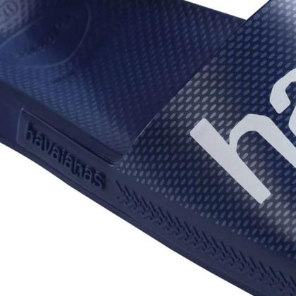 Imagem de Chinelo Havaianas Masculino Slide Classic Logomania Marinho