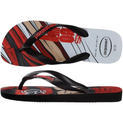 Imagem de Chinelo Havaianas Masculino Top Times Flamengo Original Pronta Entrega