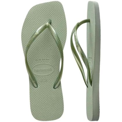 Imagem de Chinelo Havaianas Slim Square Feminino - Verde