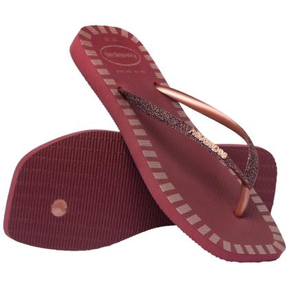 Imagem de Chinelo Havaianas Slim Square Glitter Contour